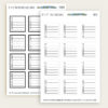 Check Box To Do List Stickers Framed task check boxes planner stickers